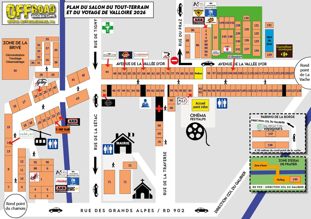 Plan salon de Valloire 2026