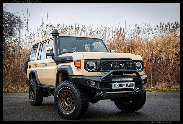 Un Land Cruiser GRJ76 made in Equip'Raid