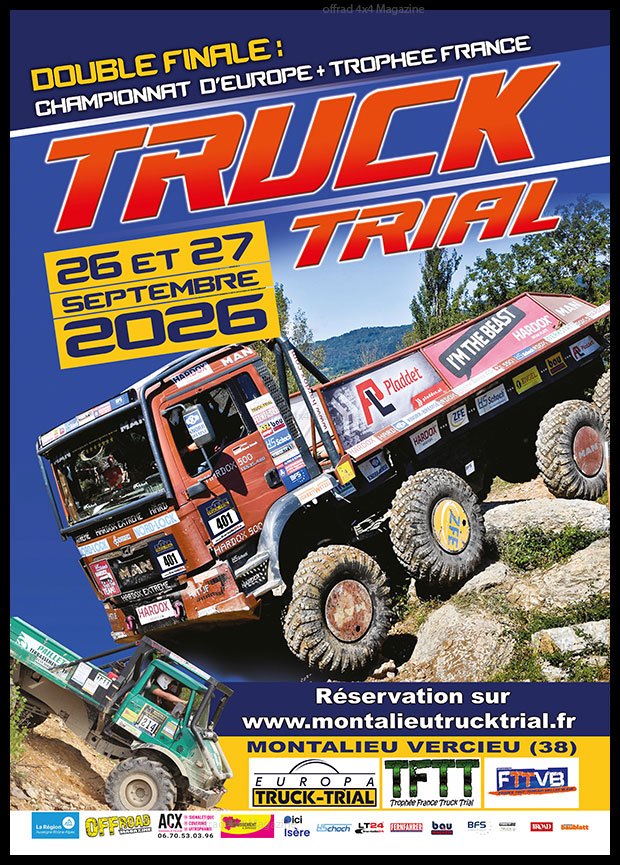 RDV pour le 30&egrave;me Montalieu Truck Trial en septembre