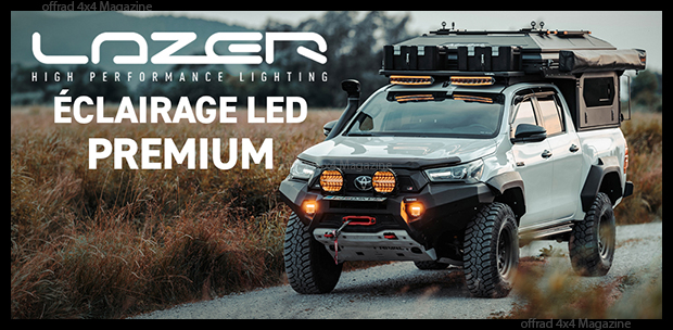 Les &eacute;clairages Lazer chez Outback Import