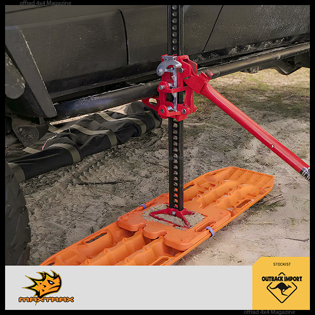 Un cric plus stable avec Outback Import et Maxtrax