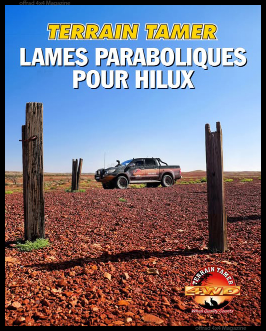 Nouvelles paraboliques pour Toyota Hilux chez Terrain Tamer