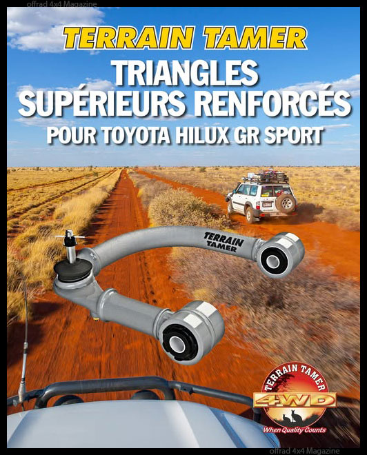 Terrain Tamer pense aux Toyota Hilux